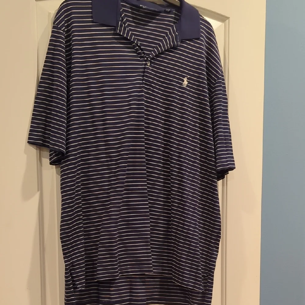 Polo by Ralph Lauren Navy and White Stripe Polo